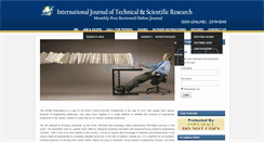 Desktop Screenshot of ijtsr.com