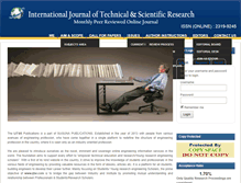 Tablet Screenshot of ijtsr.com